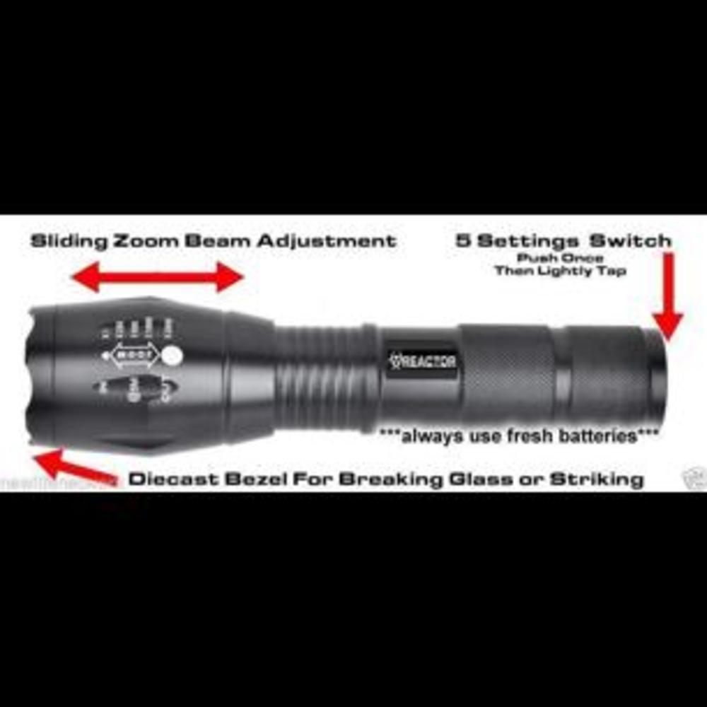 SHADOW TC1200 BLACK HAWK Flashlight‎ REACTOR EXTREME IN STOCK NOW FREE SHIPPING